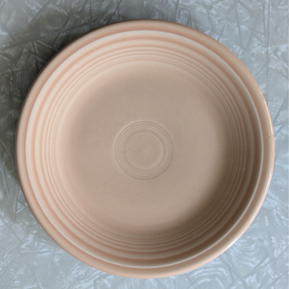 Fiestaware 7" Salad Plate Post '86 Apricot Retired‎